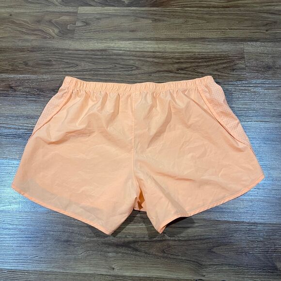 New Balance Running Shorts Orange Athletic Activewear Drawstring Womens Size 2XL - Picture 7 of 7